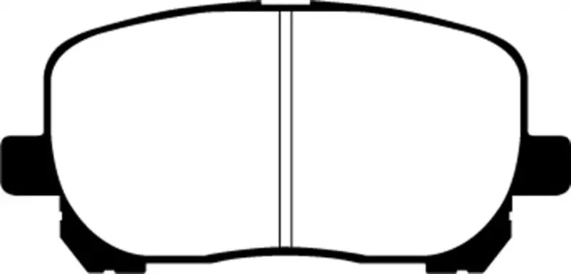 Ebc Yellowstuff High-Performance Brake Pads – Front Axle, For 2002–2008 Pontiac Vibe 1.8L 2