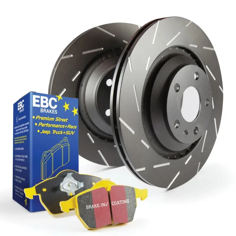 Ebc Yellowstuff S9 Brake Kit – High-Performance Pads And Usr Drilled & Slotted Rotors 2