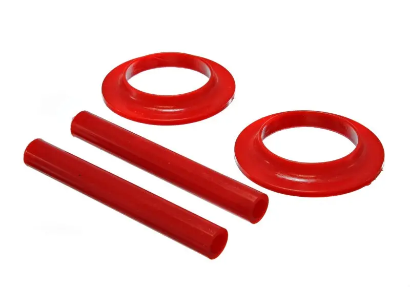 Energy Suspension Gm Spring Isolator Kit – Red Polyurethane Mounts 1