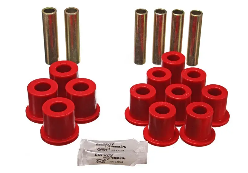 Energy Suspension Rear Spring Bushings For Front Truck Applications – Red Polyurethane 1