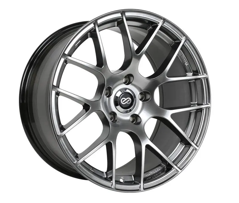 Enkei Raijin 18X8.5 Inch Hyper Silver Alloy Wheel – 5X112 Bolt Pattern, 42Mm Offset, 72.6Mm Center Bore 1
