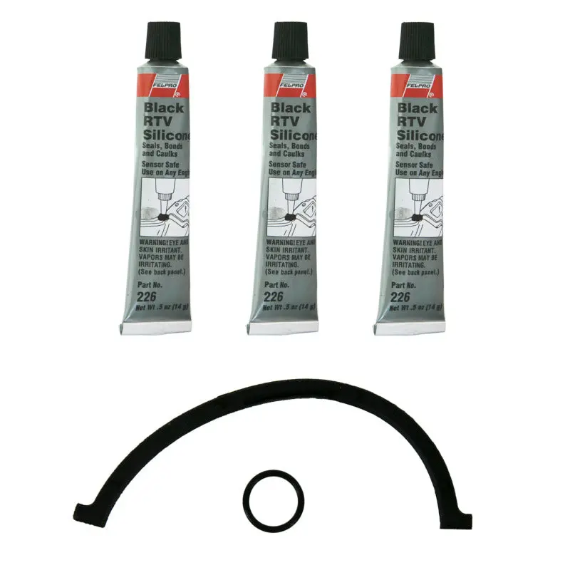 Fel-Pro Os 30837 R Two-Piece Engine Oil Pan Gasket Set For Honda Fit – 0-Bolt-Hole Design 1
