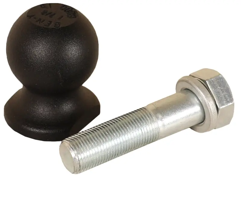 Gen-Y Bolt-On 1-7/8" Hitch Ball For Dual-Ball Mounts – 6,000 Lb Towing Capacity 1