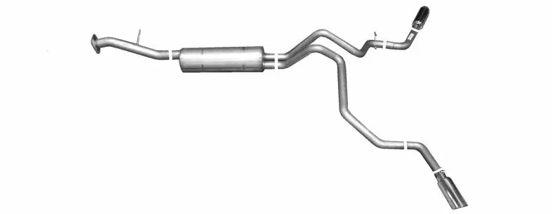 Gibson Dual Exhaust System – Cat-Back, Stainless Steel, Extreme Sound Tuning For 2000–2006 Chevrolet Tahoe Ls 4.8L 1