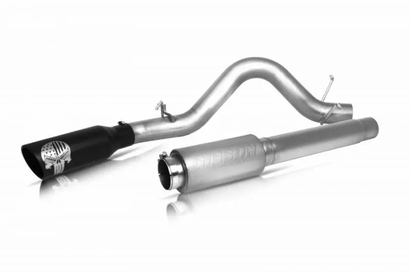 Gibson Patriot Skull Series Cat-Back Exhaust System – Stainless Steel, Single Exit, For 2010–2011 Gmc Sierra 1500 Sle 4.8L 1
