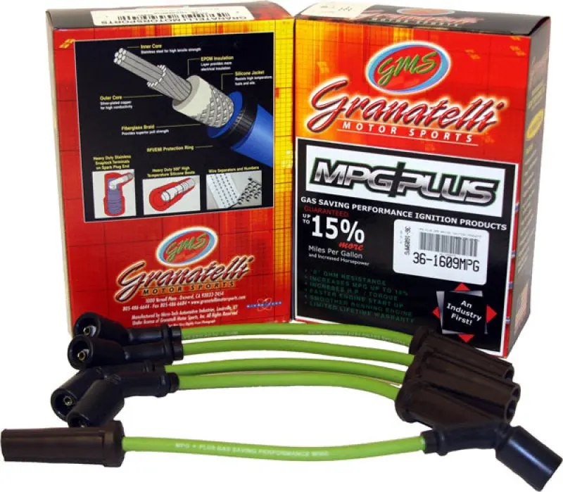 Granatelli Mpg Plus Ignition Wire Set For 1997–2000 Dodge Neon 2.0L 1