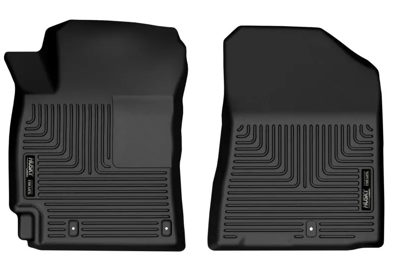 Husky Liners X-Act Floor Liners – Second-Row, Black, For 2019–2023 Kia Forte 1