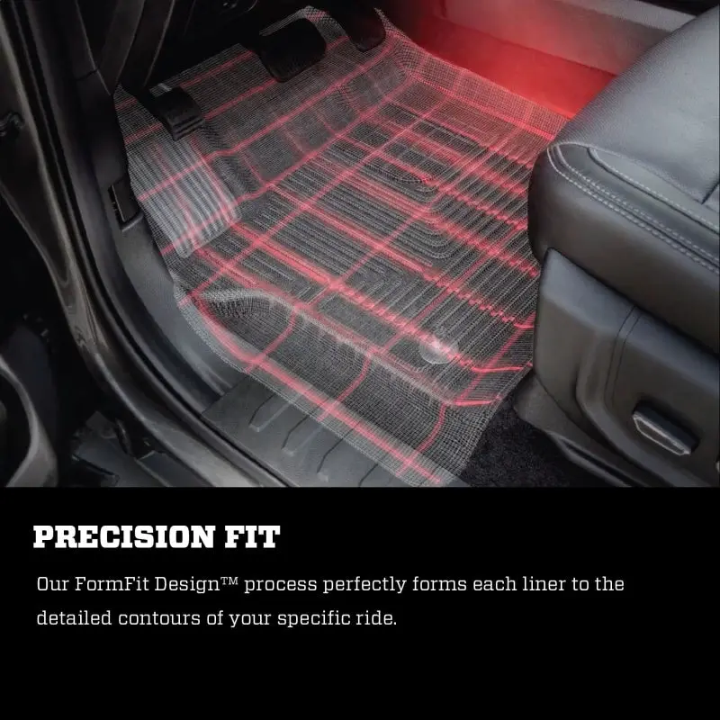 Husky Liners X-Act Floor Liners – Second-Row, Black, For 2019–2023 Kia Forte 2