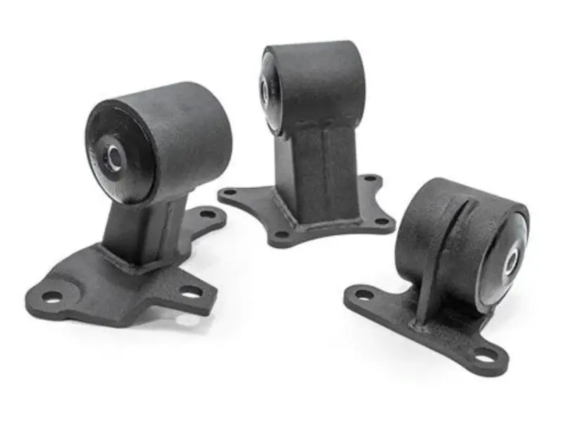 Innovative Black Steel Engine Mounts With 95A Bushings – Honda Accord (1990–1993 H/F Series), Manual Transmission Conversion (1994–2001) 1