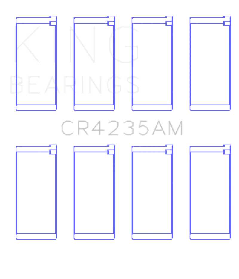 King Conrod Bearing Set For Hyundai 2.0L G4Gc Engine – Oversize +0.25Mm 1