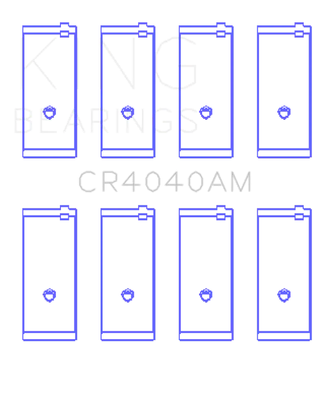 King Engine Bearings Conrod Set For Ford Fiesta/Escort (1.0L–1.3L) — Oversize +0.25Mm 2