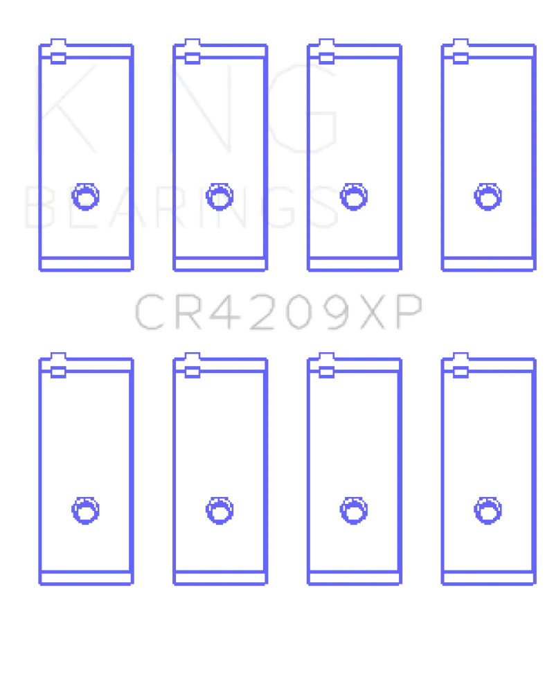 King Performance Rod Bearing Set For Toyota 3Sgte Engines (Std Size) 1