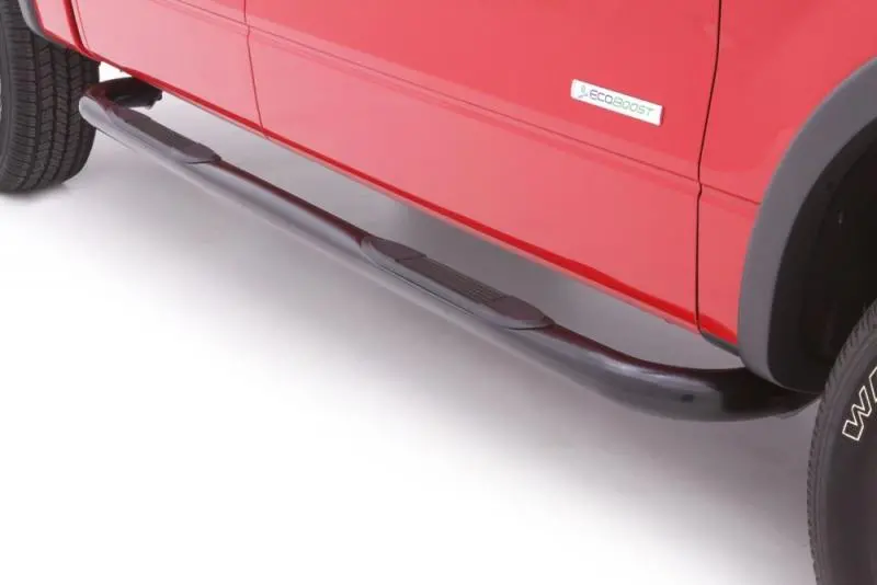 Lund 3-Inch Black Steel Bent Nerf Bars For 2019 Ram 1500 Crew Cab 1