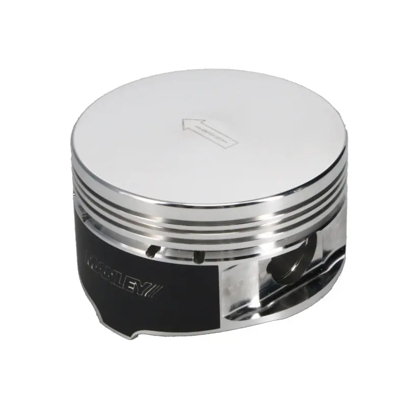 Manley Ford 4.6L/5.4L (3Valve) Flat Top Forged Aluminum 3.572In Bore 0Cc Dome Piston Set 1