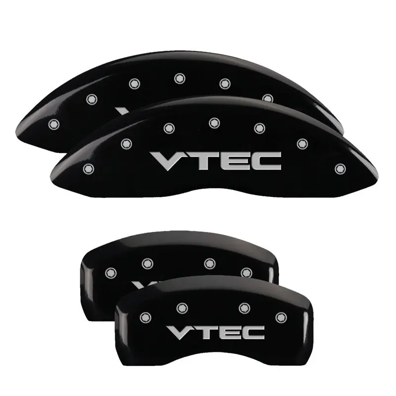 Mgp Honda-Specific Caliper Covers: Engraved Front 'H', Rear Yellow/Black Design 1