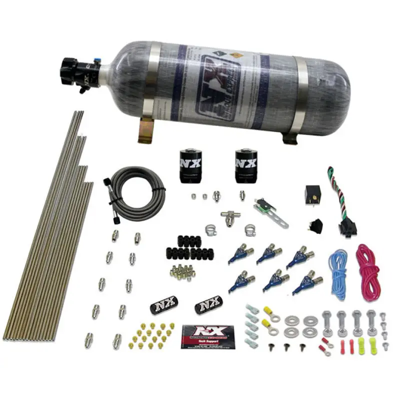 Nitrous Express V6An Efi Nitrous System – 150–375 Hp Gasoline Kit With Composite Bottle 1