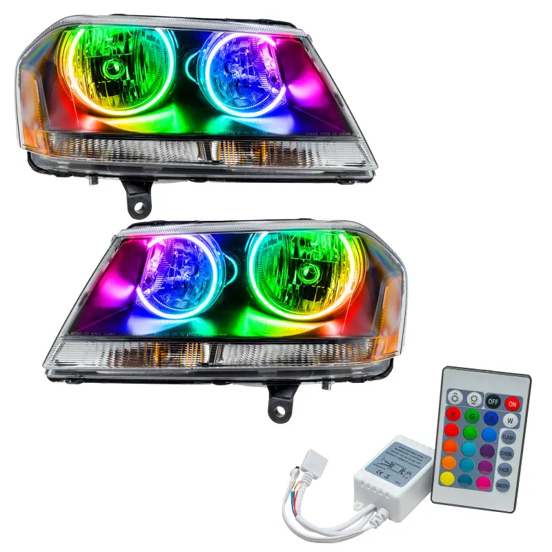Oracle 08-14 Dodge Avenger Rt Smd Hl - Black - Colorshift W/ Simple Controller See Warranty 1