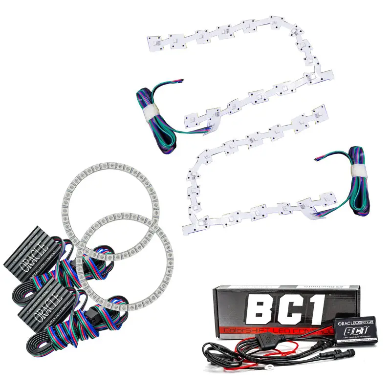 Oracle Colorshift Drl & Halo Lighting Upgrade – Plug-And-Play Kit With Bc1 Controller For 2011–2019 Chrysler 300C 1
