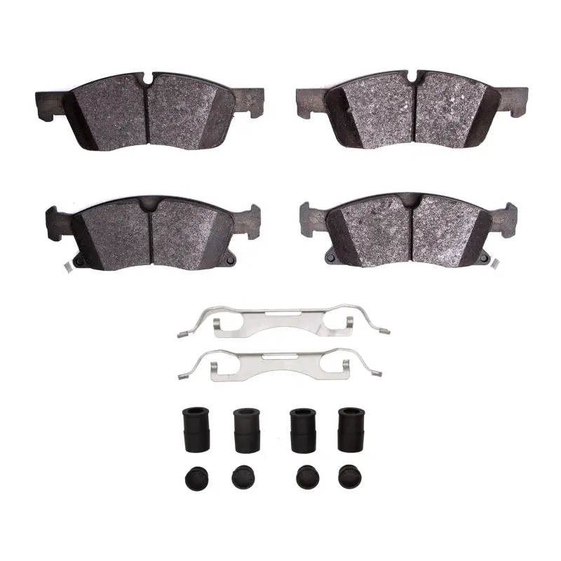 R1 Optimum Front Brake Pad & Hardware Kit For 2012–2020 Dodge Durango (Oe Fitment) 1
