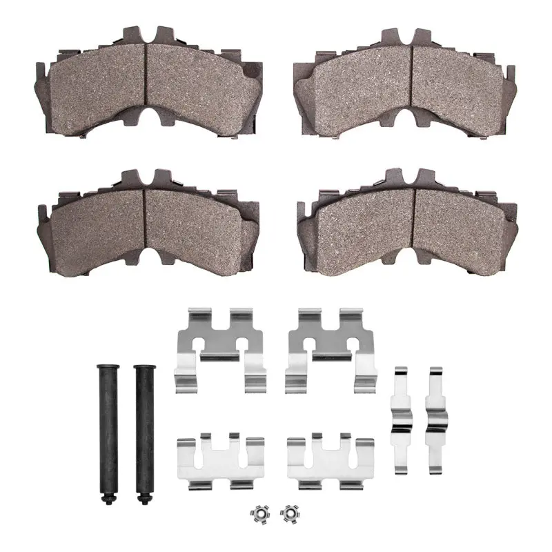 R1 Semi-Metallic Front Brake Pad & Hardware Kit For 2018–2025 Lexus Ls500 1