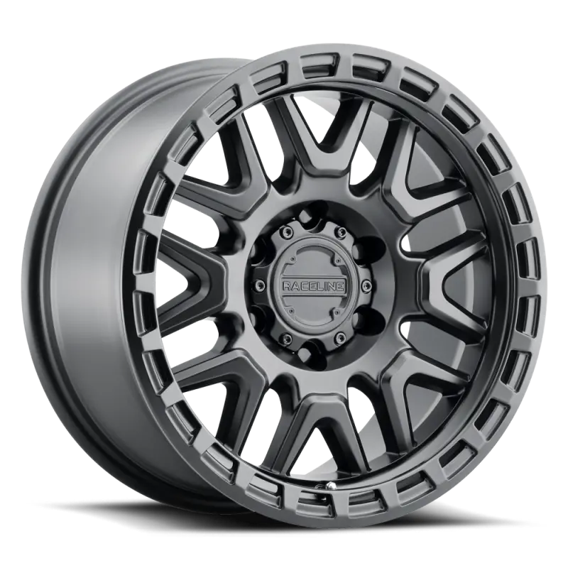 Raceline Krank 16X8 Satin Black Wheel – 5X127 Bolt Pattern, 0Mm Offset, 78.1Mm Bore 1