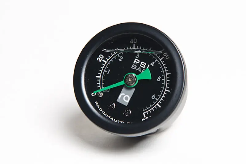 Radium Engineering 0–100 Psi Fuel Pressure Gauge – Analog Mechanical Readout 1