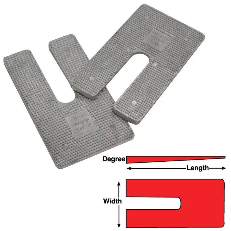 Spc Performance Alignment Shim Pack – 2.5Mm X 5Mm X 2°, Qty 6 1