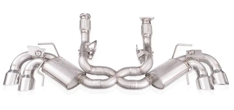Stainless Works 20-21 Chevrolet Corvette C8 6.2L Legend Cat-Back Exhaust W/ Polished Tips 1