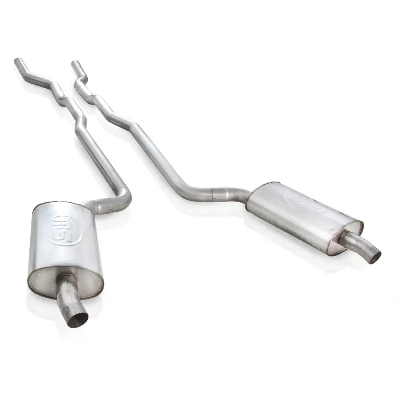 Stainless Works Factory-Style Exhaust System For 1973–1982 Corvette – 2.5In Mufflers & Turndowns 2