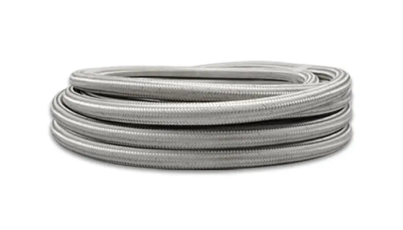 Vibrant -10 An Stainless Steel Braided Flex Hose – 150-Foot Roll 1