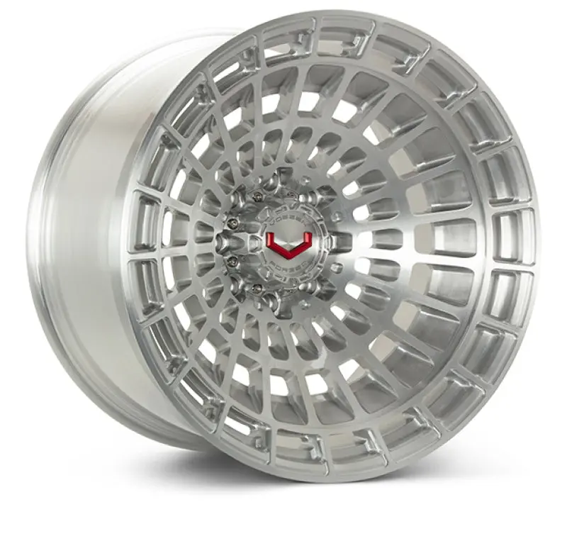 Vossen Lcx-04 Brushed Gloss Clear Wheel – 24X10", 8X170Mm, +15Mm Offset, Deep Concave Profile 1