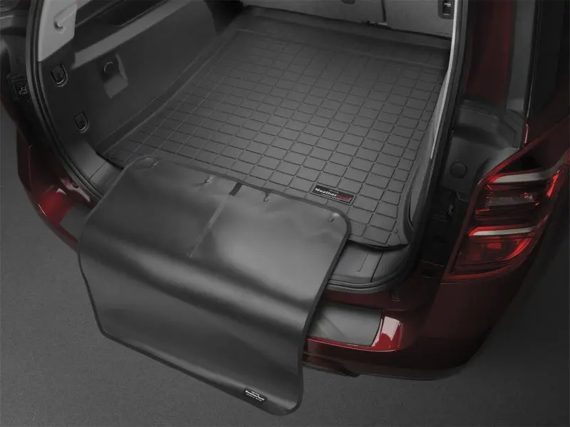 Weathertech Custom Cargo Liner With Bumper Guard For 2009–2013 Vw Routan – Grey 1
