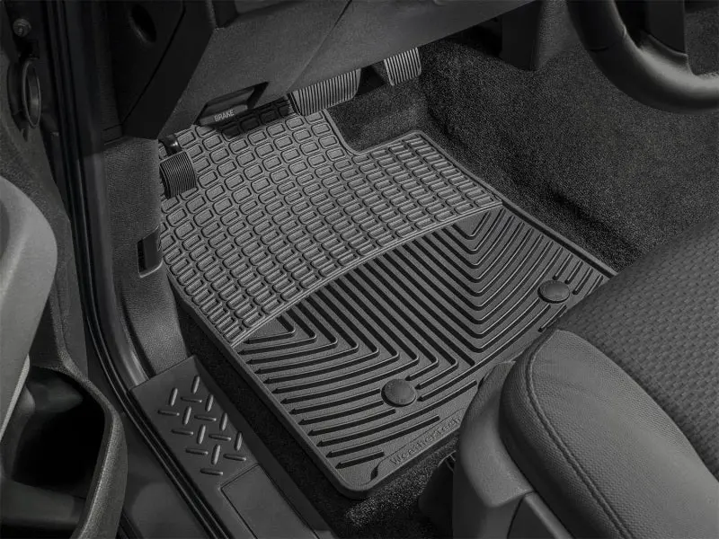 Weathertech Front Floor Mats – Rubber, Black For 2007–2013 Jeep Wrangler 1