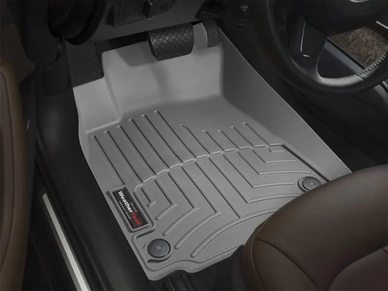 Weathertech Front Floorliner – Custom Molded Grey Interior Mats For 2004–2009 Toyota Prius 1
