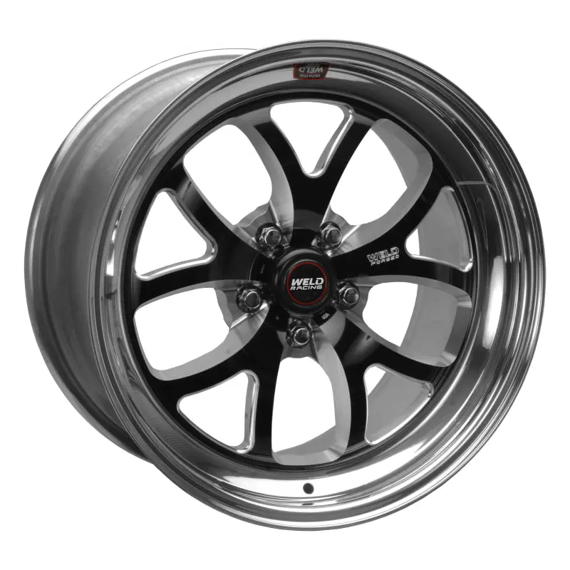 Weld Racing S76 Forged Aluminum Wheel – 18×7", 5×4.75", 4.2" Backspace, Low-Pad Black Finish (Non-Beadlock) 1