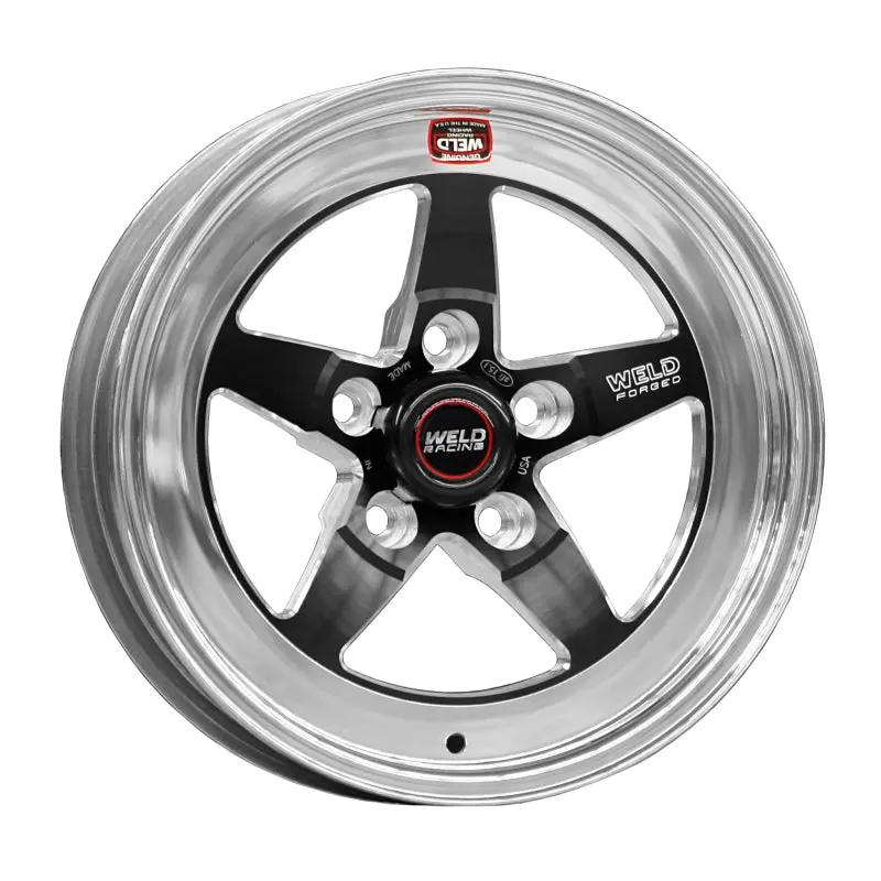 Weld S71 15X10.33 / 5X5 Bp / 3.5In. Bs Black Wheel (Low Pad) - Non-Beadlock 1