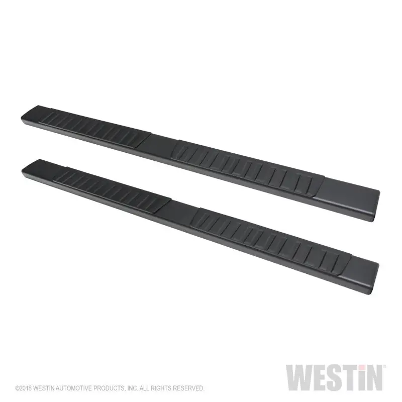 Westin 2019 Chevrolet Silverado/Sierra 1500 Crew Cab R7 Nerf Step Bars - Black 1