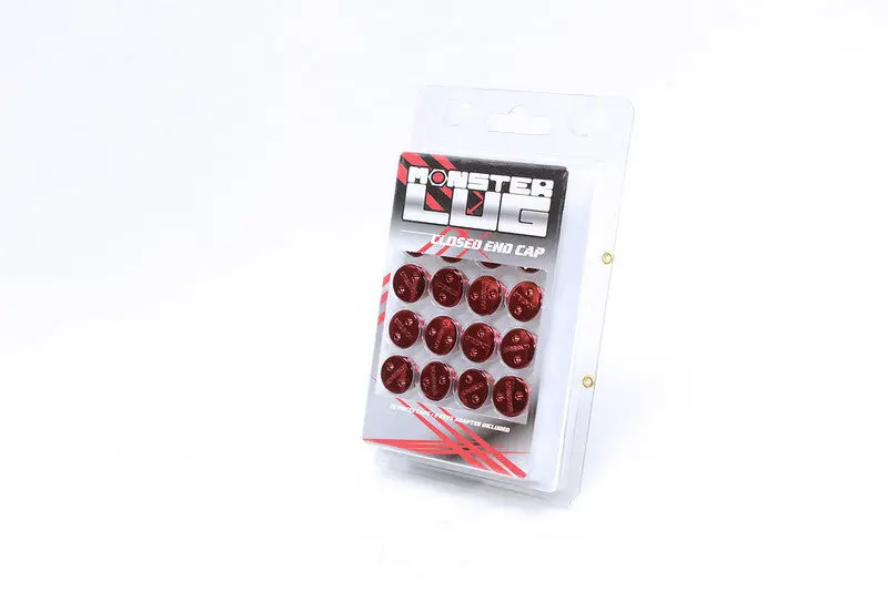 Wheel Mate Monster Lug Nut Caps - Green 14X1.50 1