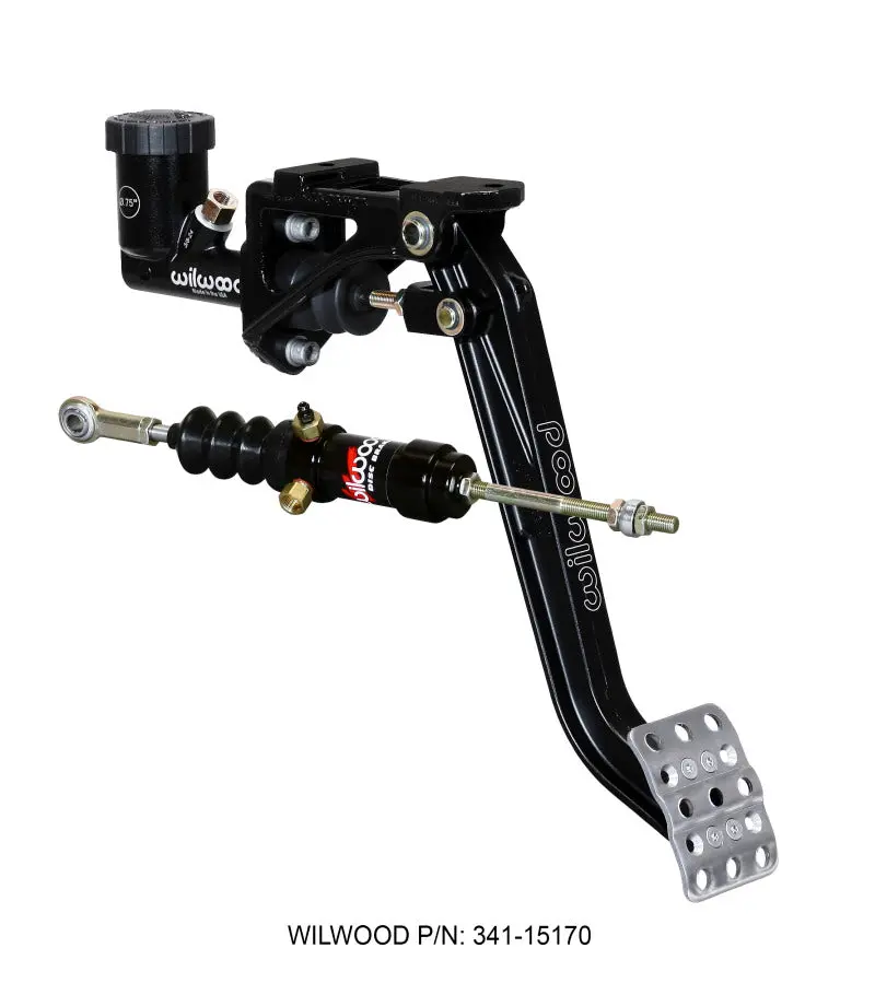 Wilwood Adjustable Clutch Kit — Forged Pedal, Master Cylinder, And Slave Cylinder With Swing-Mount 7:1 Ratio 1